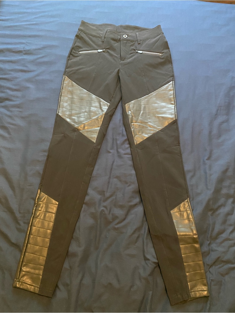 Alp N Rock Black Stretch Moto Pants